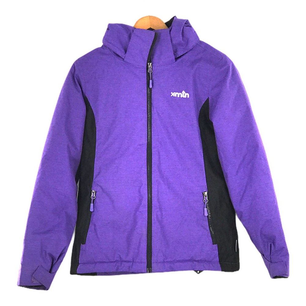🚀3/$25 Girl's Xmtn Purple/Black Ski Jacket S 14